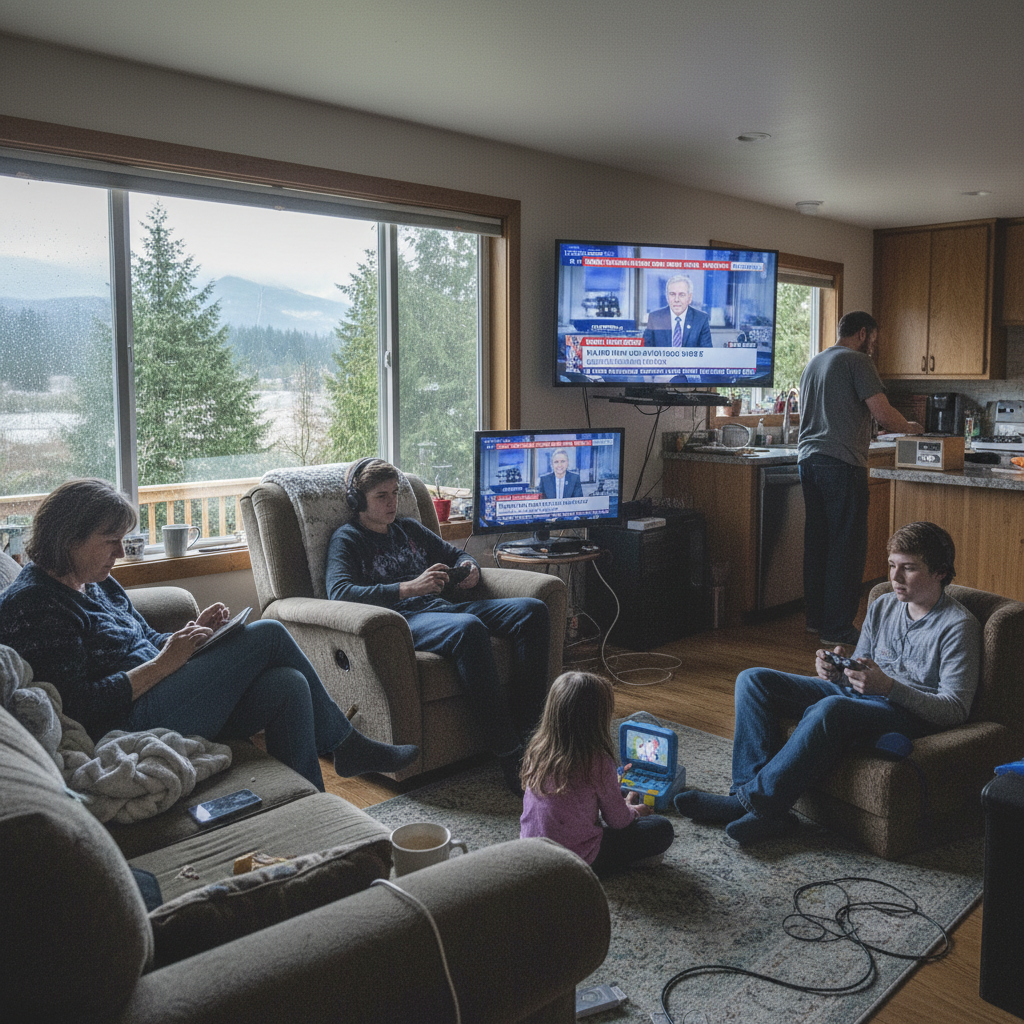 The Silent Strain: Is Olympia’s ‘Background TV’ Habit Drowning Out Our Community Spirit?